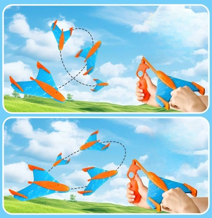 Catapult Foam Glider Plane with Flashing Lights