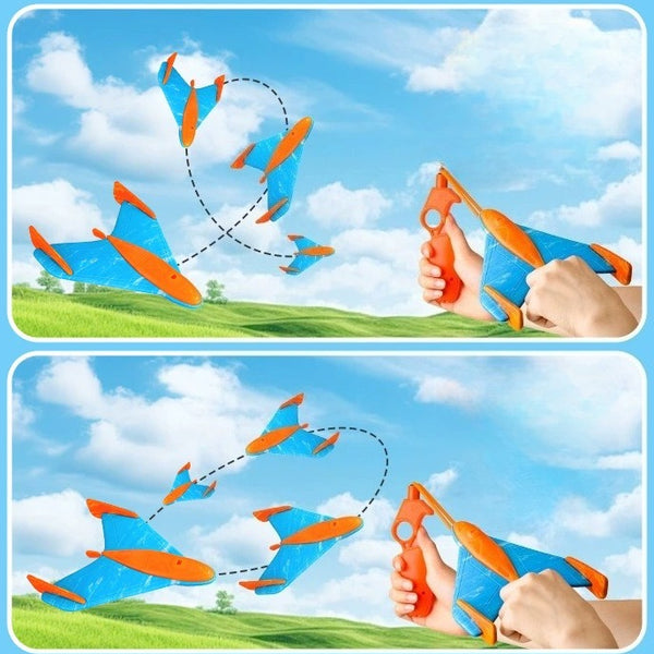 Catapult Foam Glider Plane with Flashing Lights