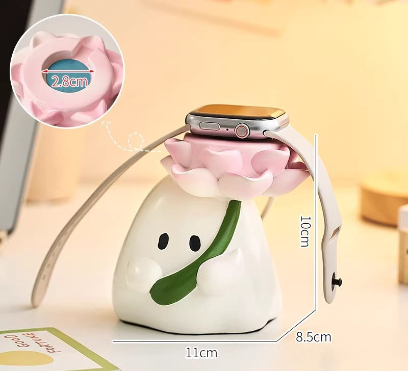 Flower Ghost Smartwatch Charging Stand