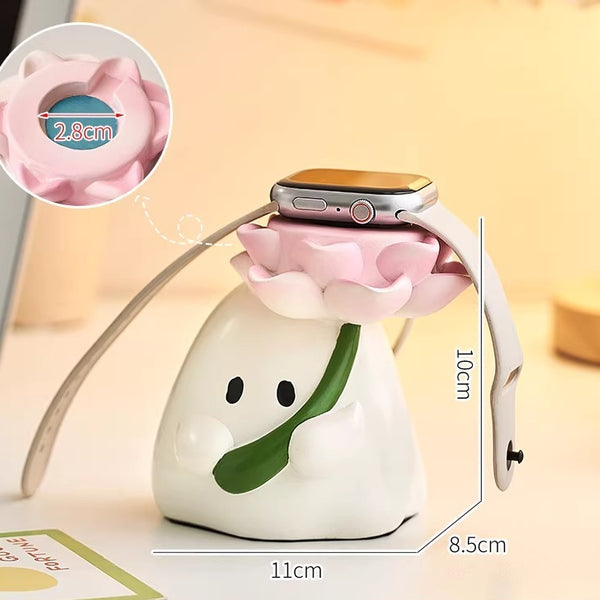 Flower Ghost Smartwatch Charging Stand