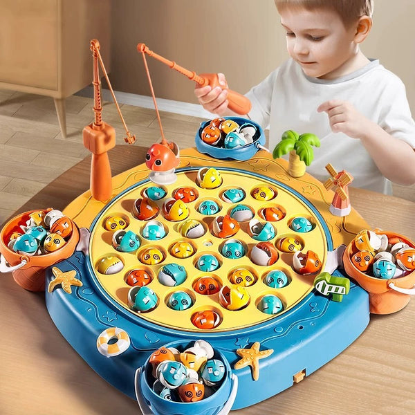 Rotating Magnetic Fishing Table Game