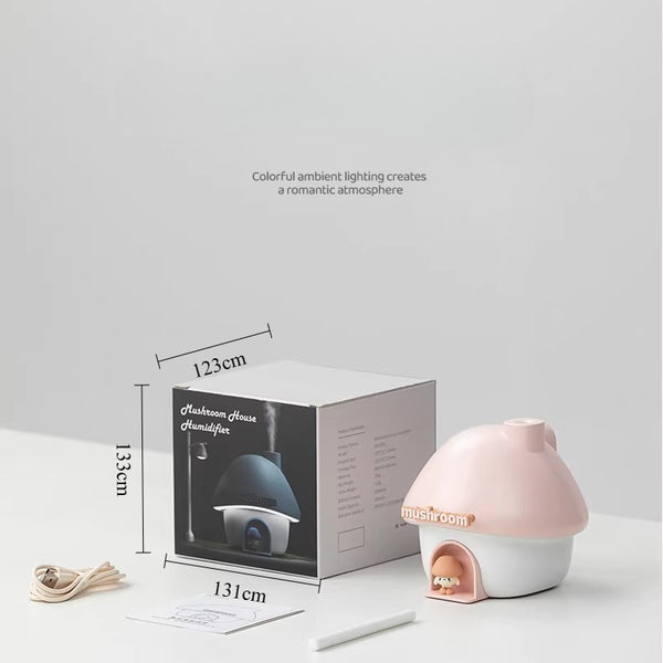 Mushroom House Humidifier and Sunset Night Light