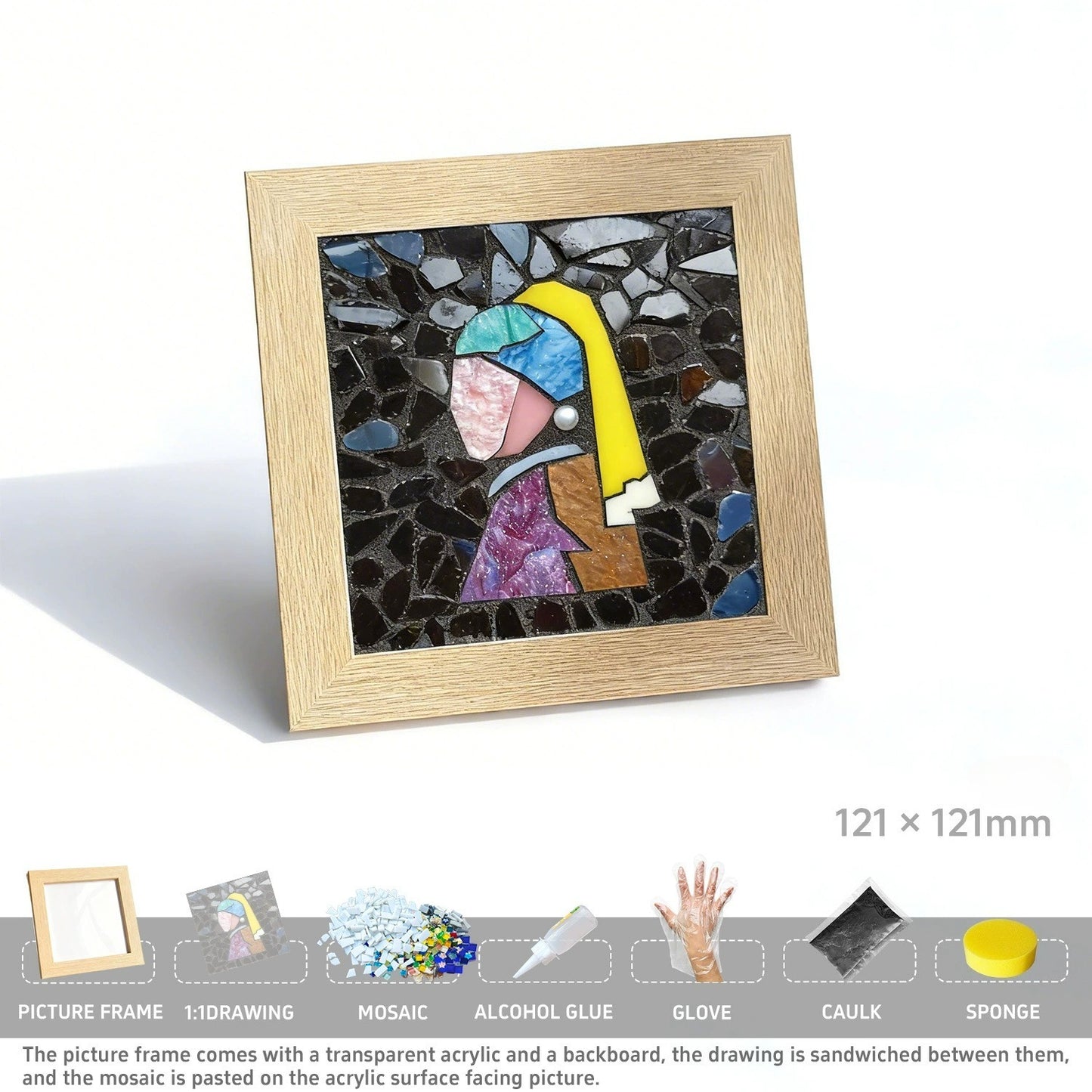 Mosaic Art Frame DIY Kit