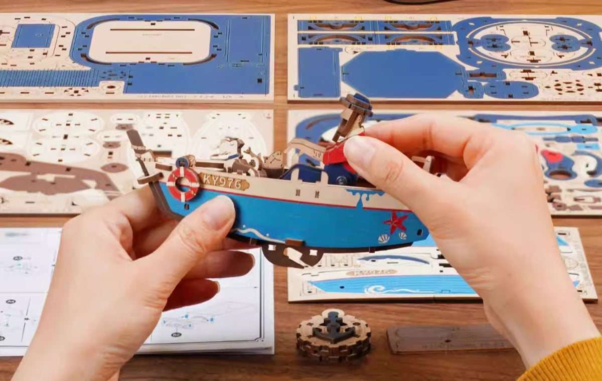 Kinetic Balancing Building Block Ornament