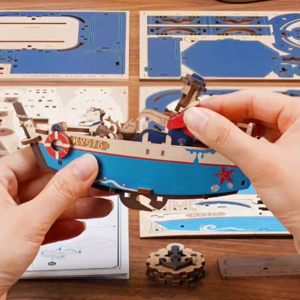 Kinetic Balancing Building Block Ornament