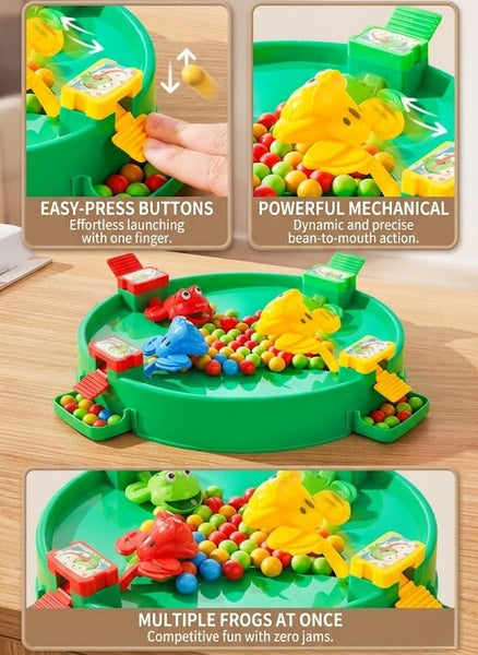 Hungry Frogs Eating Beans Desktop Game