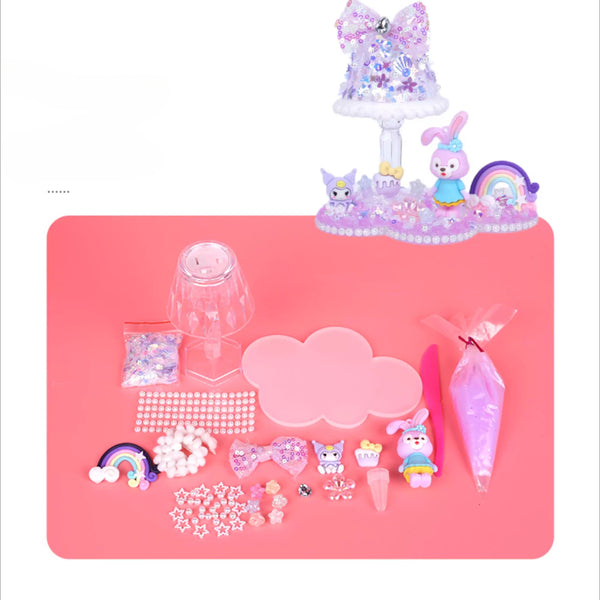 DIY Cream Glue Crystal Lamp Kit