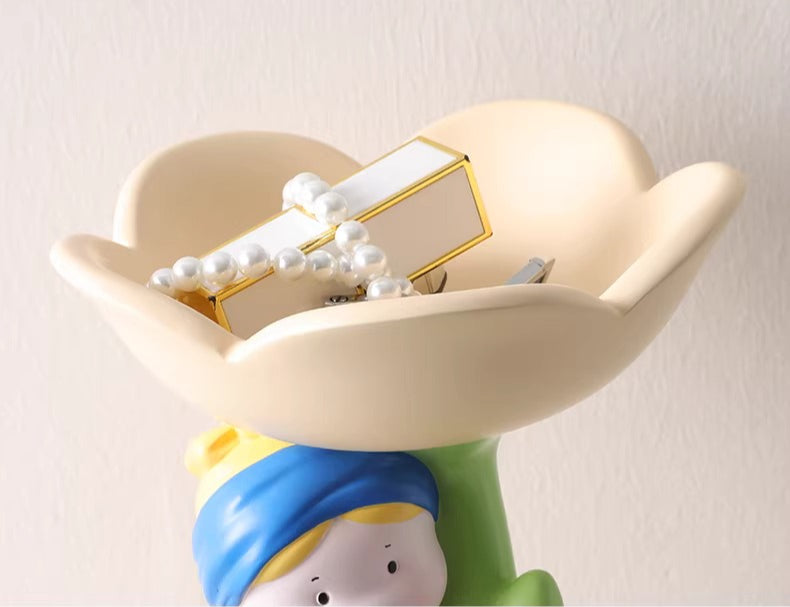 Girl with a Pearl Earring Figurine Key Tray