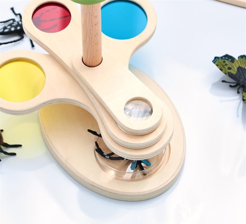 Wooden Insect Observation and Color Filter Set for Kids