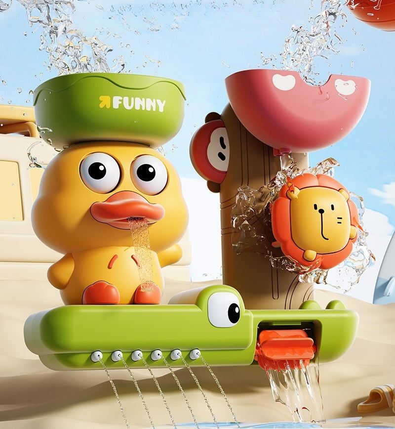 Animal Friends Bath Water Wheel Toy