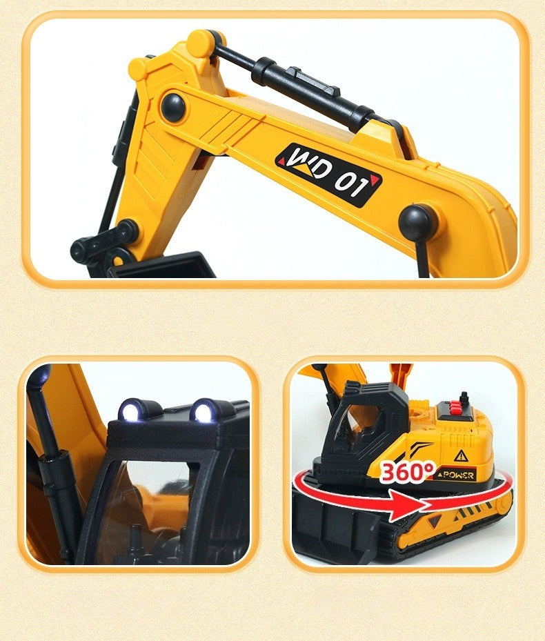 Sound and Light Construction Excavator Toy