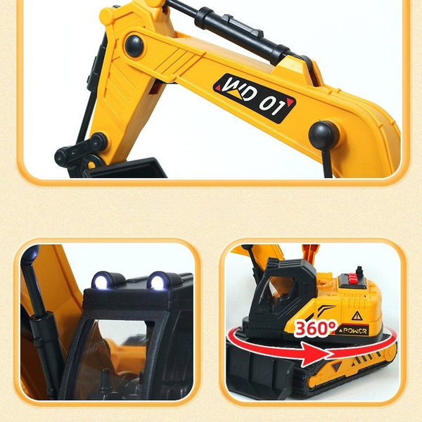 Sound and Light Construction Excavator Toy