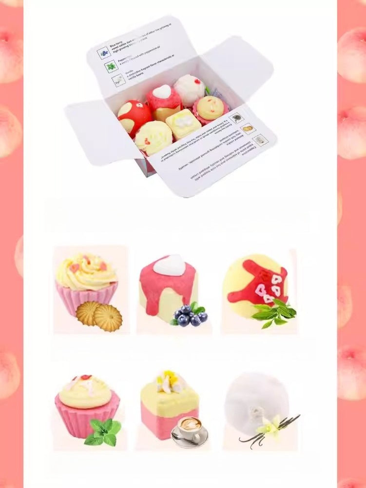 Pastry Style Essential Oil Foot Soak Gift Box