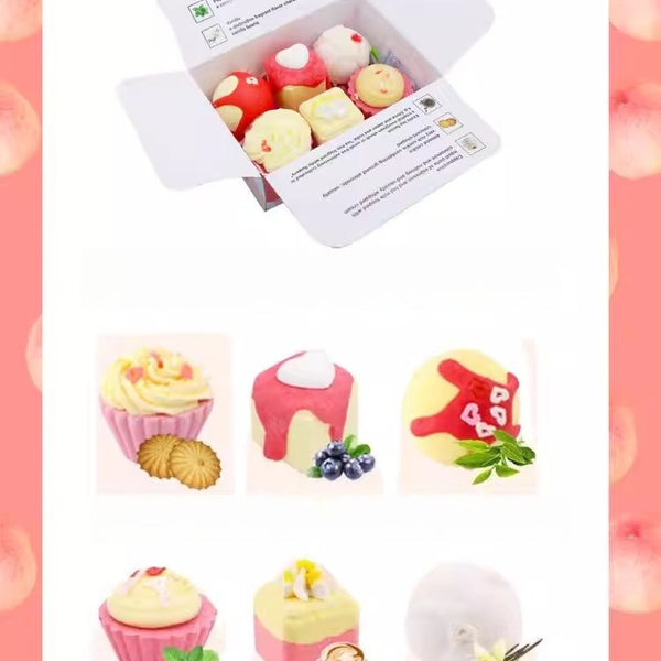 Pastry Style Essential Oil Foot Soak Gift Box