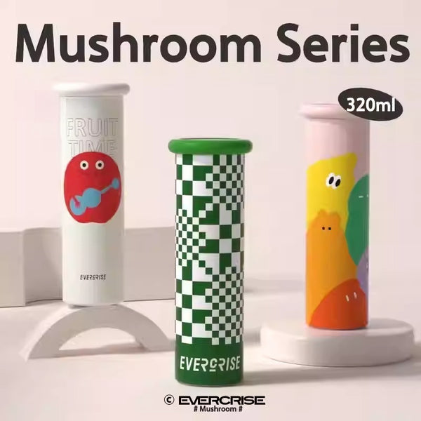 Mushroom Cap Insulated Mini Water Bottle