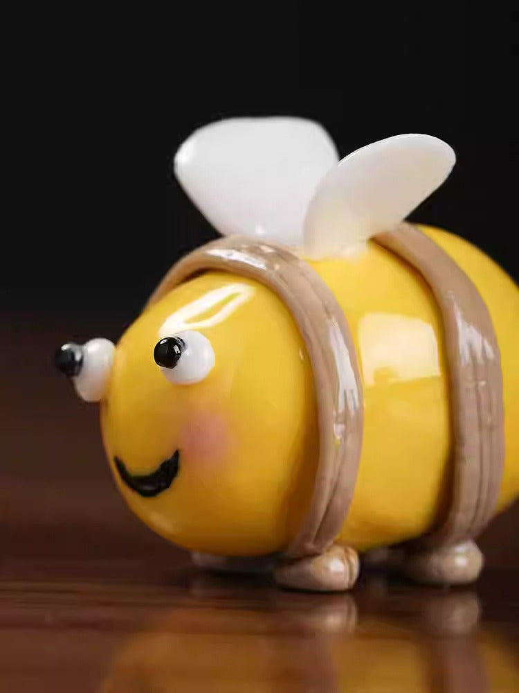 Handmade Ceramic Bee Decorative Ornament