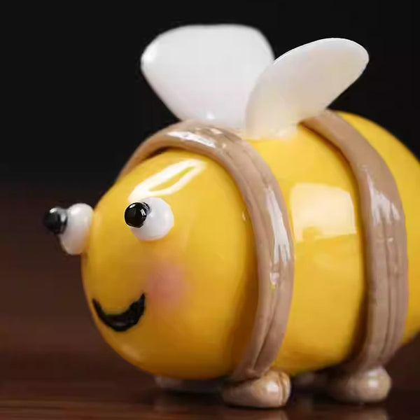 Handmade Ceramic Bee Decorative Ornament