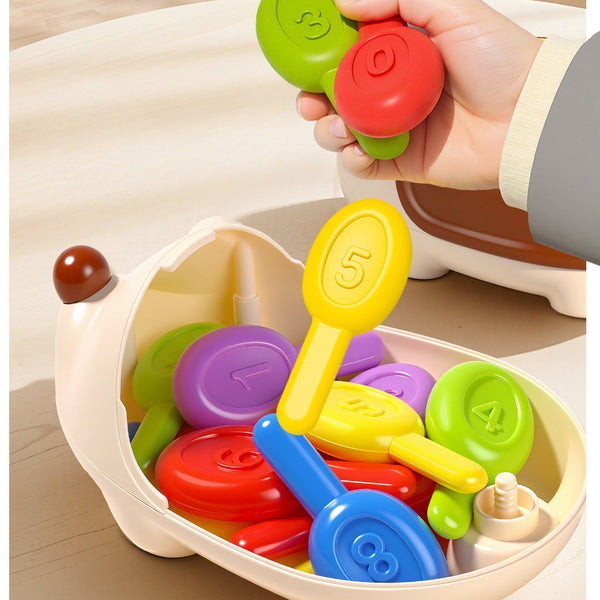 Fine Motor Hedgehog Peg Toy