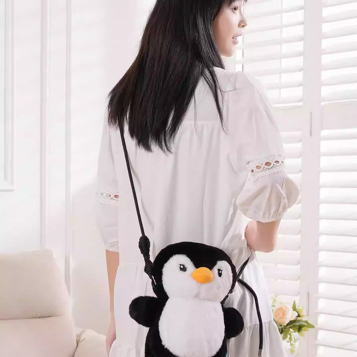 Transforming Penguin Plush and Travel Neck Pillow