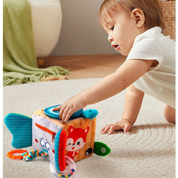 Happy Monkey Baby Sensory Activity Cube