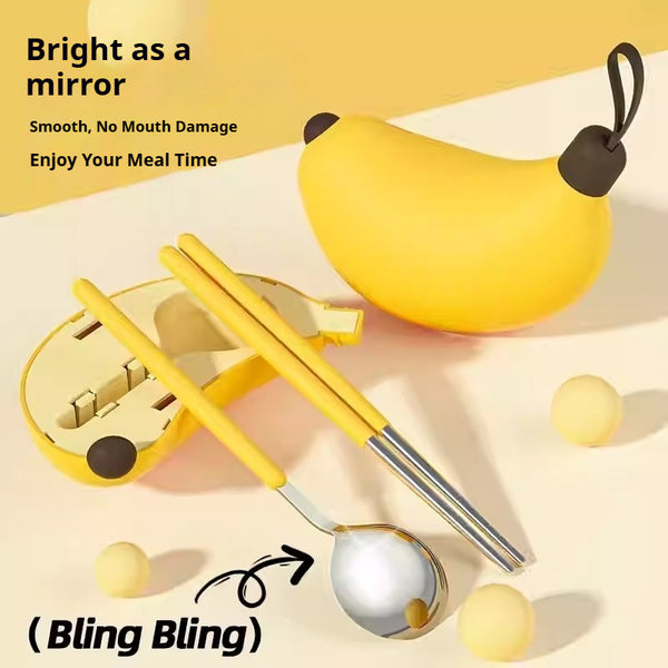 Banana Portable Travel Cutlery Set