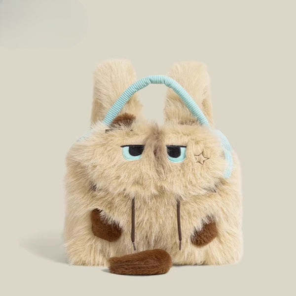 Siamese Cat Plush Backpack