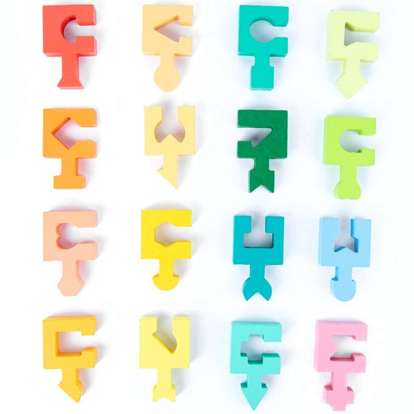 Geometric Shape Puzzle Blocks