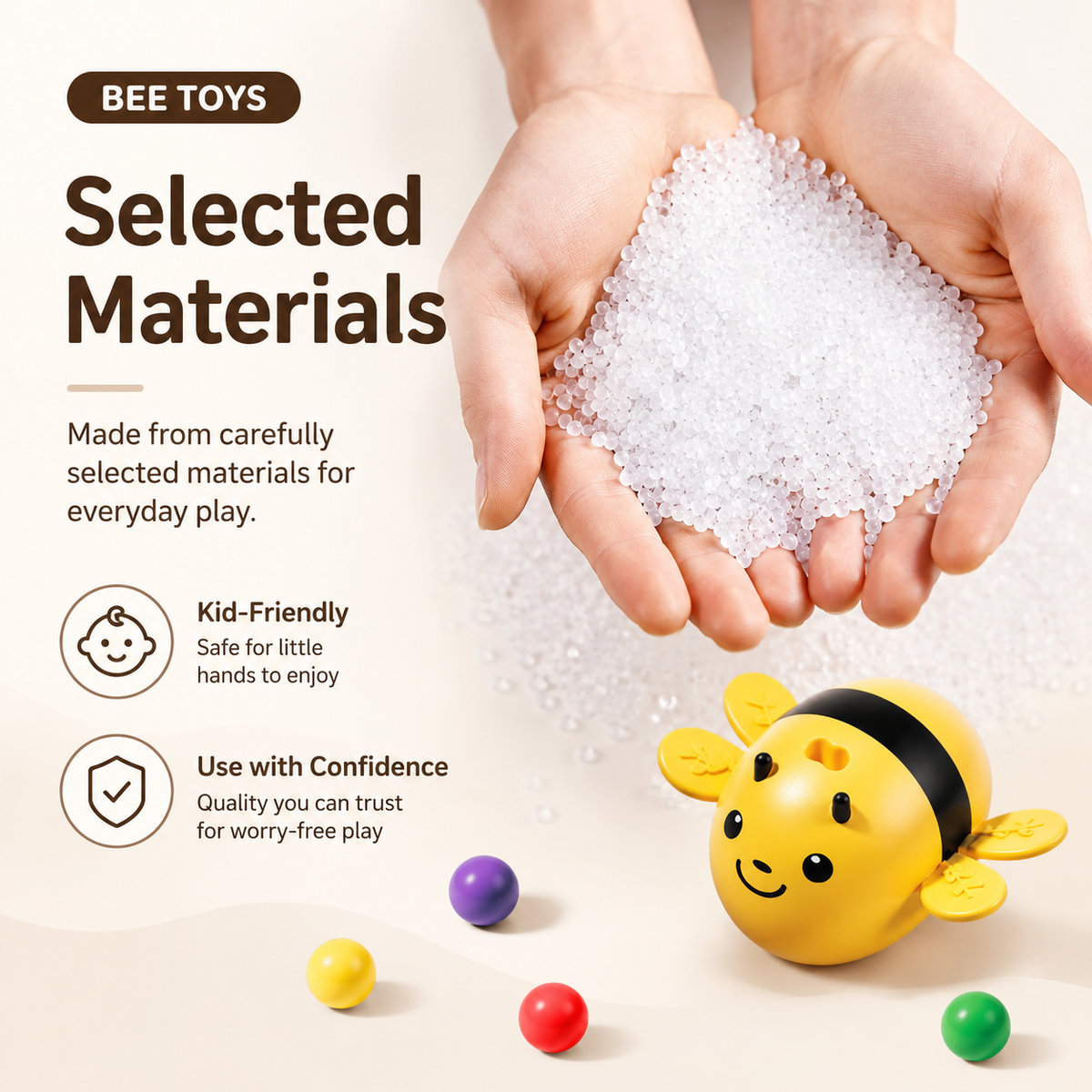 Magnetic Bee Headband Pollen Collecting Game