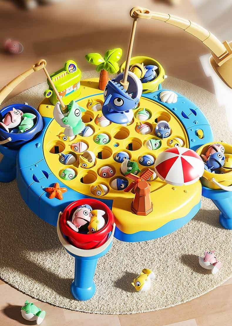 Rotating Magnetic Fishing Table Game