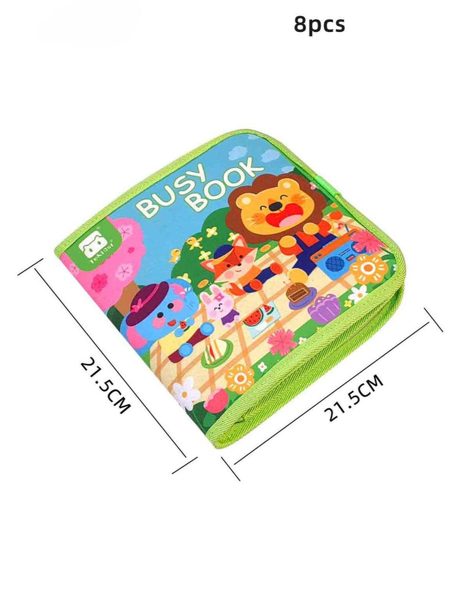 Interactive Fabric Busy Book for Toddlers
