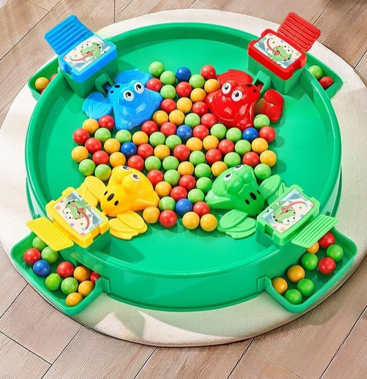 Hungry Frogs Eating Beans Desktop Game