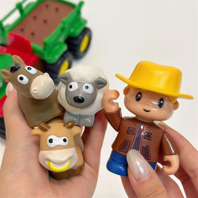 Remote Control Farmer Fun Truck with Animal Figures