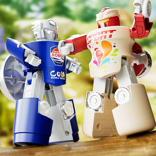 Food Transformation Robot Action Figure Set