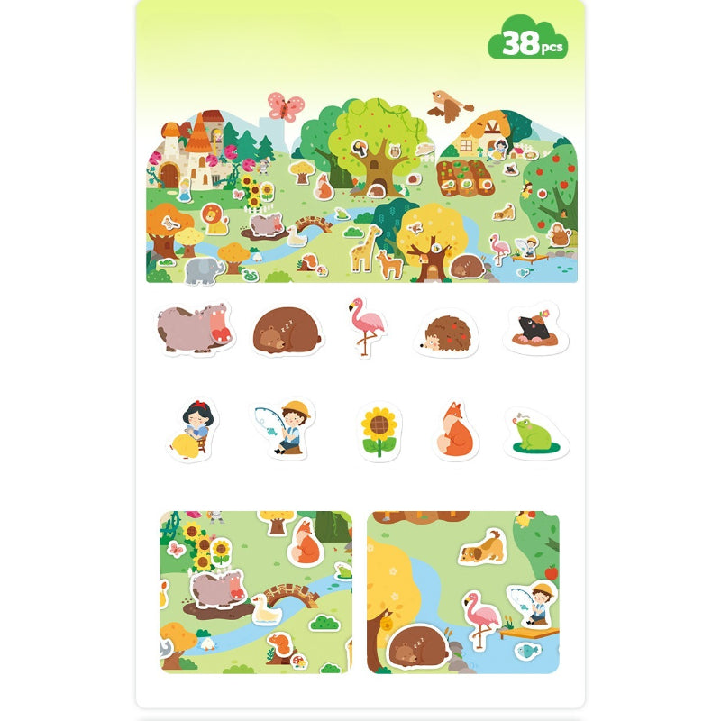 Mideer Reusable Jelly Sticker Book Set