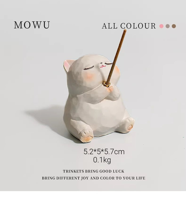 Resin Frog Incense Holder Desktop Ornament FantastiKurios