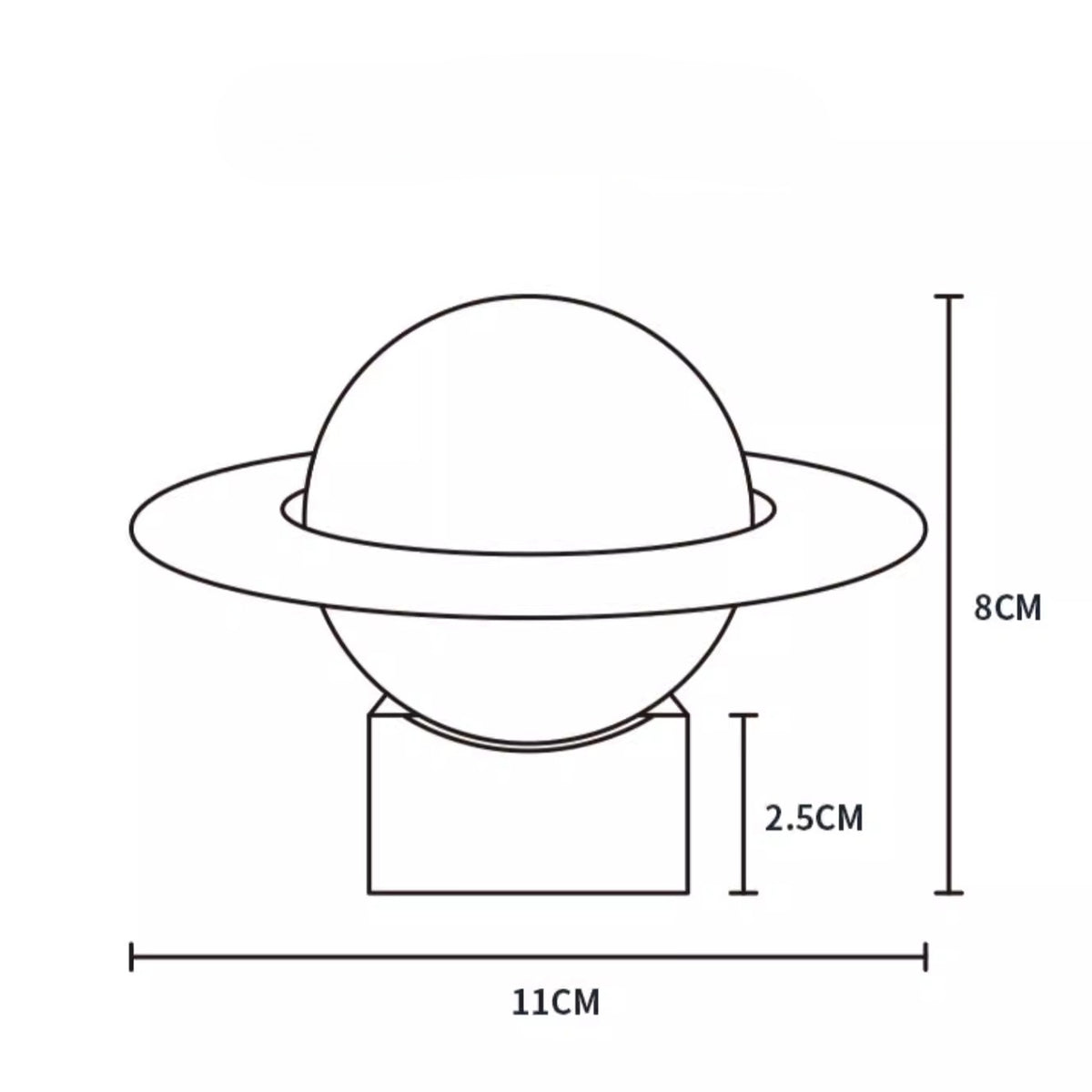 3D Crystal Planet Puzzle Model