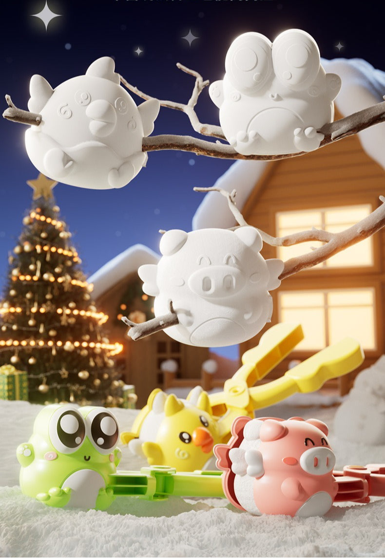 Animal Shape Snow and Sand Mold Clips - 3 Piece Set