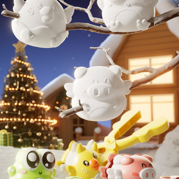 Animal Shape Snow and Sand Mold Clips - 3 Piece Set