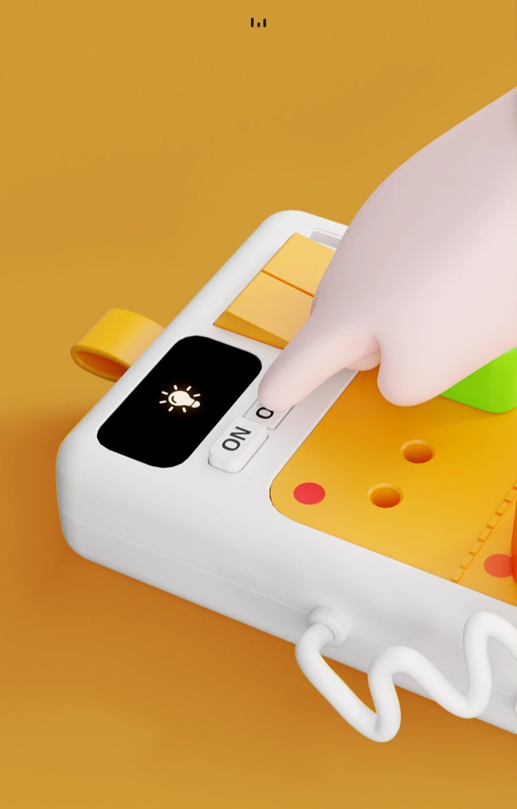 Toddler Busy Board Electrical Safety Plug-in Toy