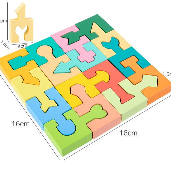 Geometric Shape Puzzle Blocks