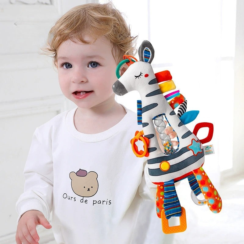 Animal Activity Rattle Plush for Babies