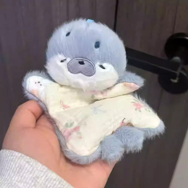 Small Weighted Seal Bean Bag Plush with Sound