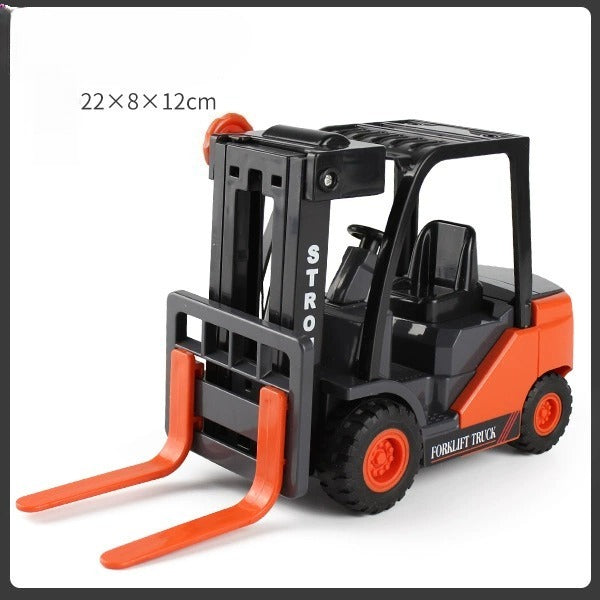 Manual Lift Inertia Forklift Toy with Pallet and Hook