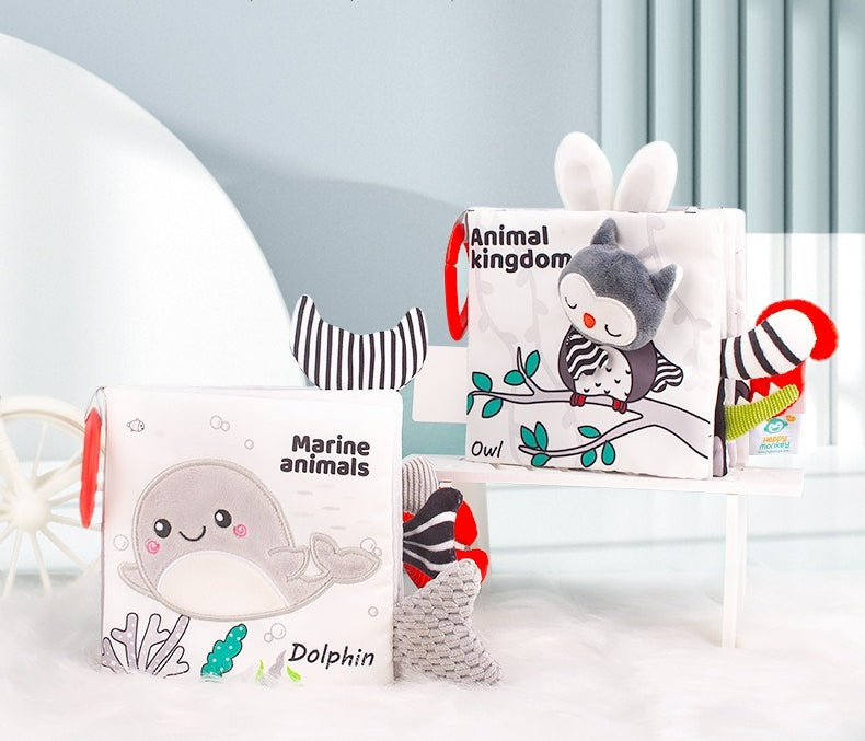 Baby Black & White Sensory Soft Cloth Book
