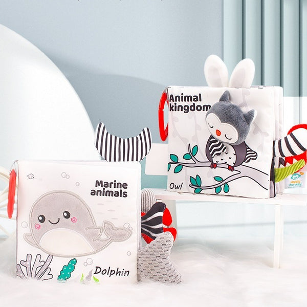 Baby Black & White Sensory Soft Cloth Book