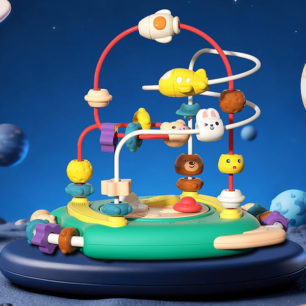 Infant & Toddler Rocket Bead Maze Activity Toy