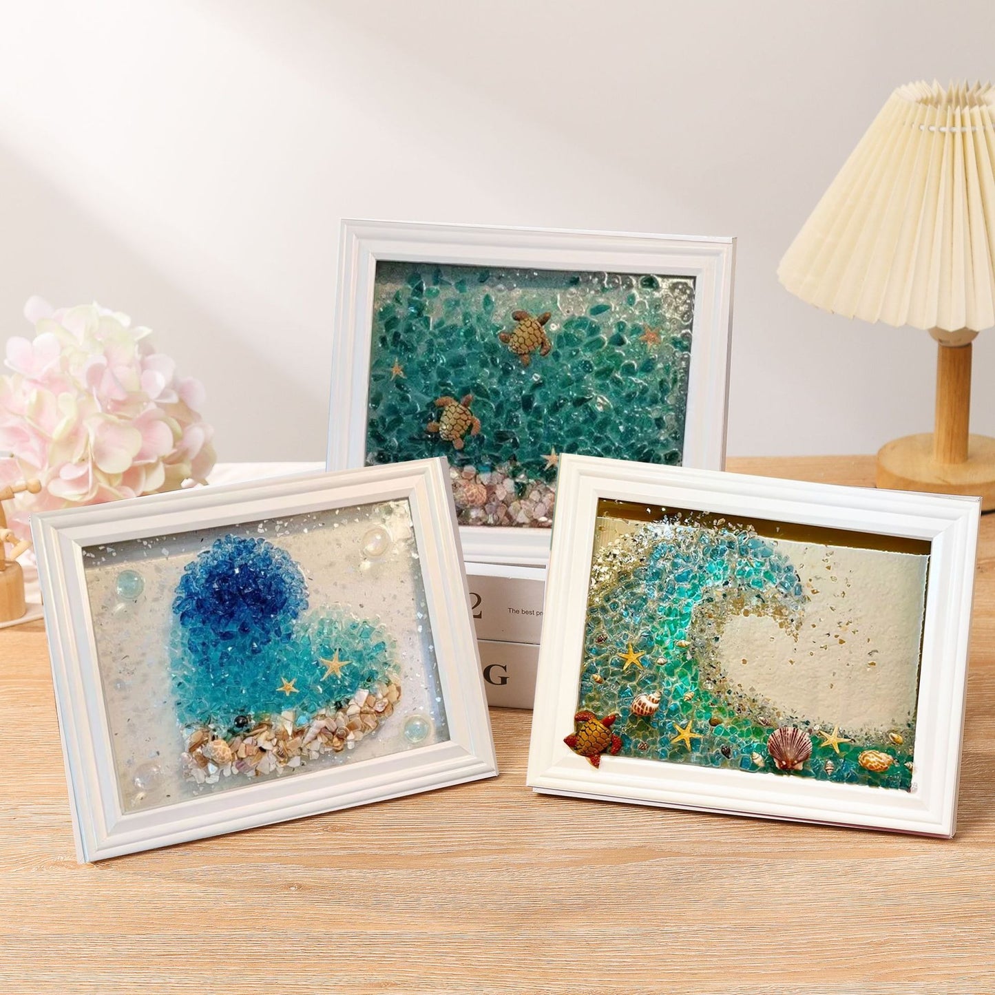 Ocean Wonders DIY Art Kit with Frame