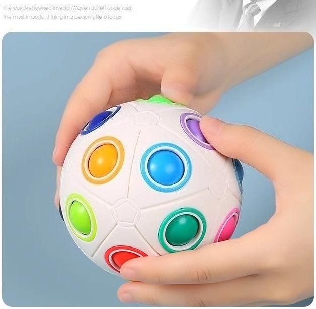 Rainbow Magic Ball Fidget Puzzle