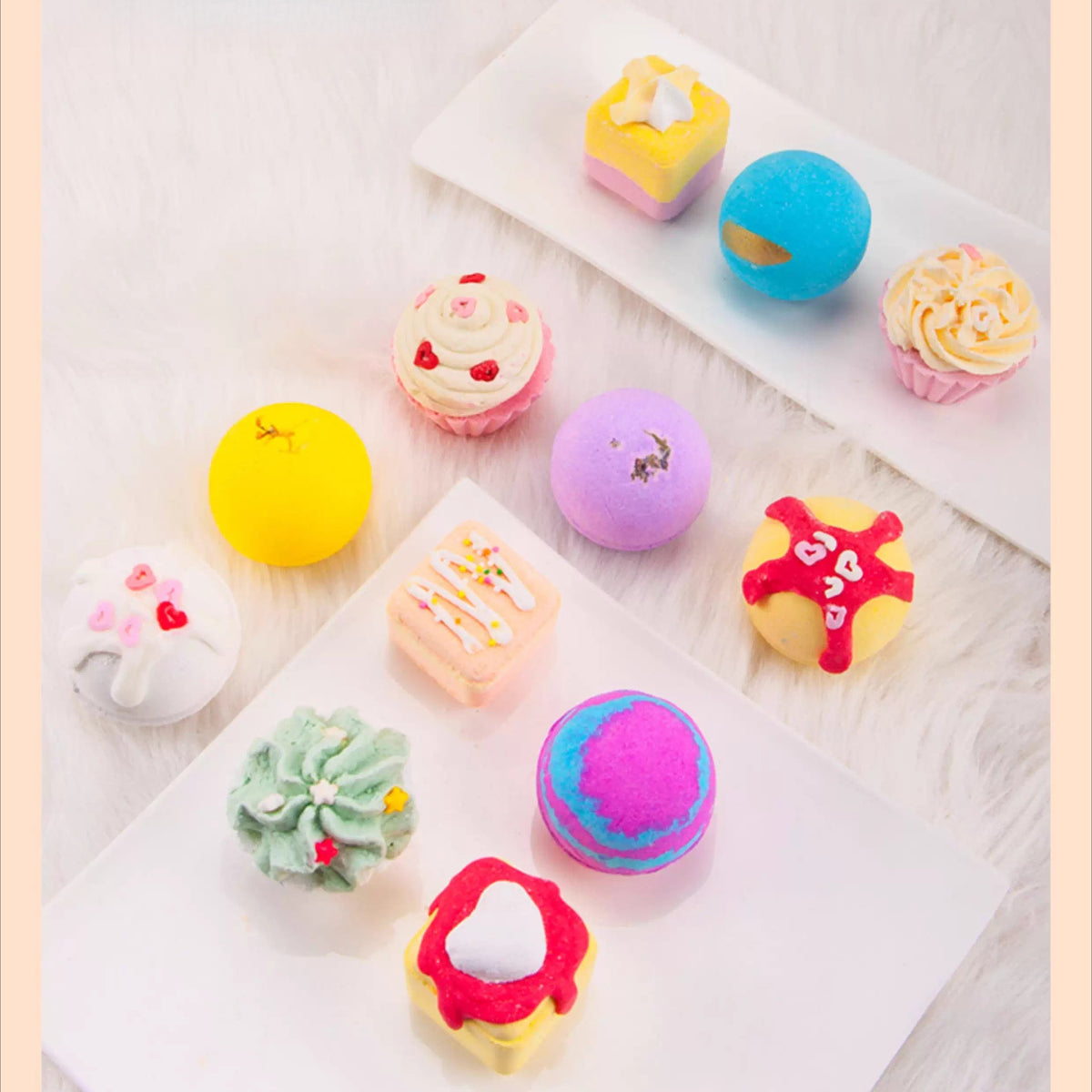 Handmade Dessert Style Essential Oil Bath Bomb