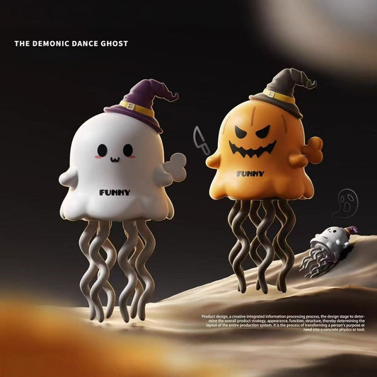 👻 The Wobbly Witch Wind-Up Ghost Toy Fantastik Curios